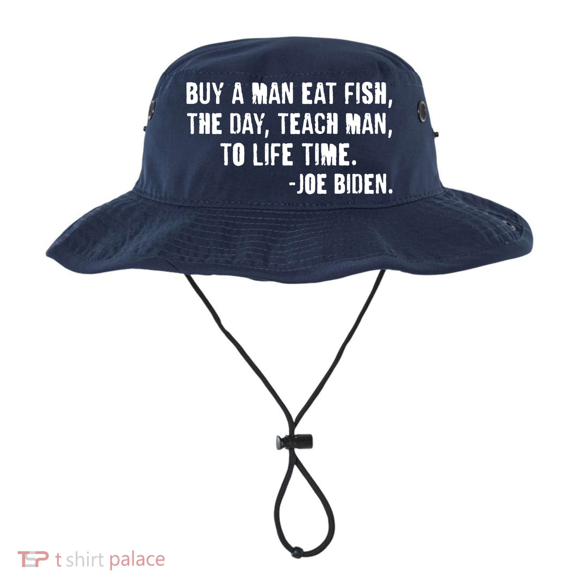 Buy A Man Eat Fish Joe Biden  Bucket Hat