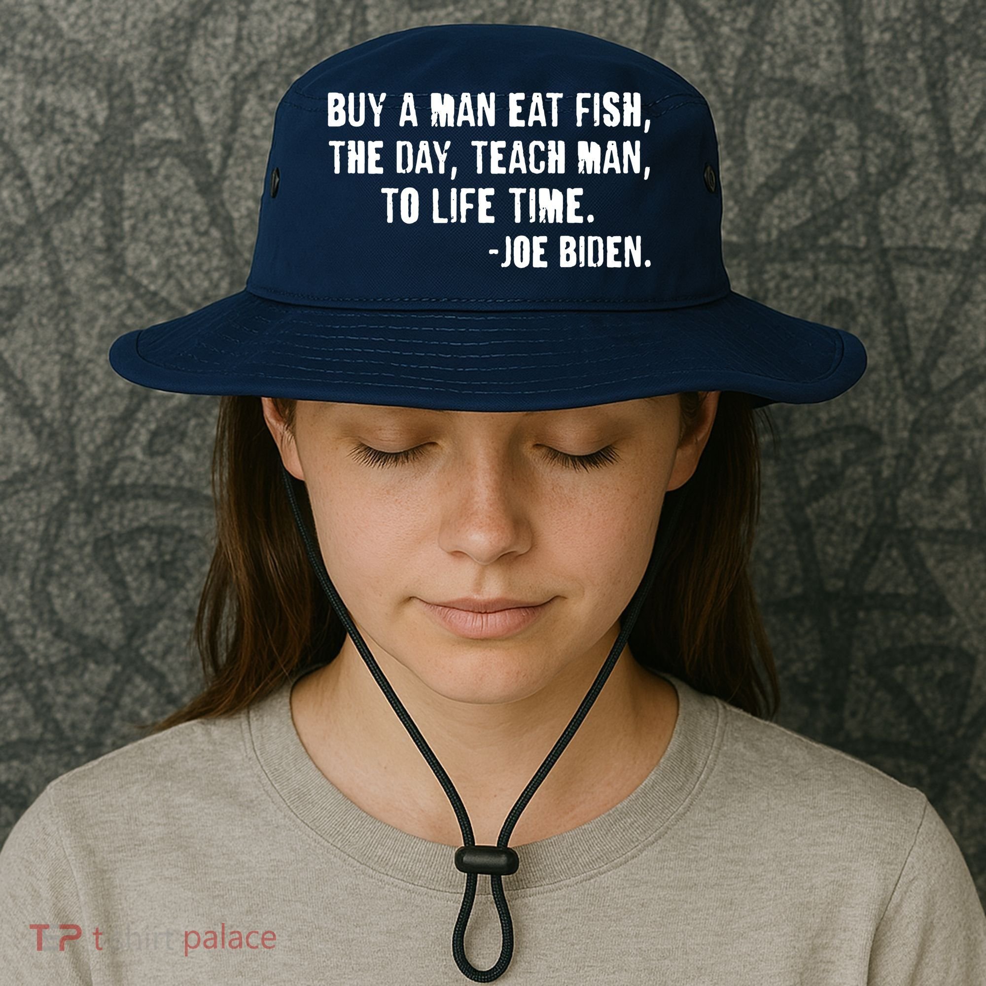 Buy A Man Eat Fish Joe Biden  Bucket Hat