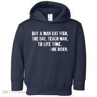 Buy A Man Eat Fish Joe Biden  Toddler Hoodie thumb 0