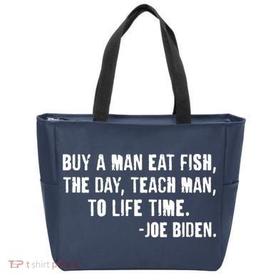 Buy A Man Eat Fish Joe Biden  Tote Bag