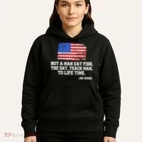 Buy A Man Eat Fish Joe Biden USA American Flag Hoodie thumb 5