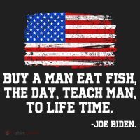 Buy A Man Eat Fish Joe Biden USA American Flag Golf Towel thumb 3