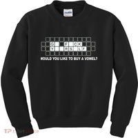Buy A Vowel Go Fuck Yourself Funny Kids Sweatshirt thumb 0
