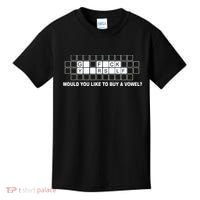 Buy A Vowel Go Fuck Yourself Funny Kids T-Shirt thumb 0