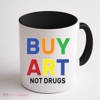 Buy Art Not Drugs Logo Coffee Mug thumb 1