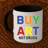 Buy Art Not Drugs Logo Coffee Mug thumb 2