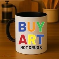 Buy Art Not Drugs Logo Coffee Mug thumb 4