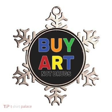 Buy Art Not Drugs Logo Ornament