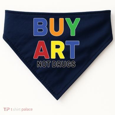 Buy Art Not Drugs Logo USA-Made Doggie Bandana
