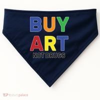 Buy Art Not Drugs Logo USA-Made Doggie Bandana thumb 0