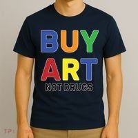 Buy Art Not Drugs Logo T-Shirt thumb 3