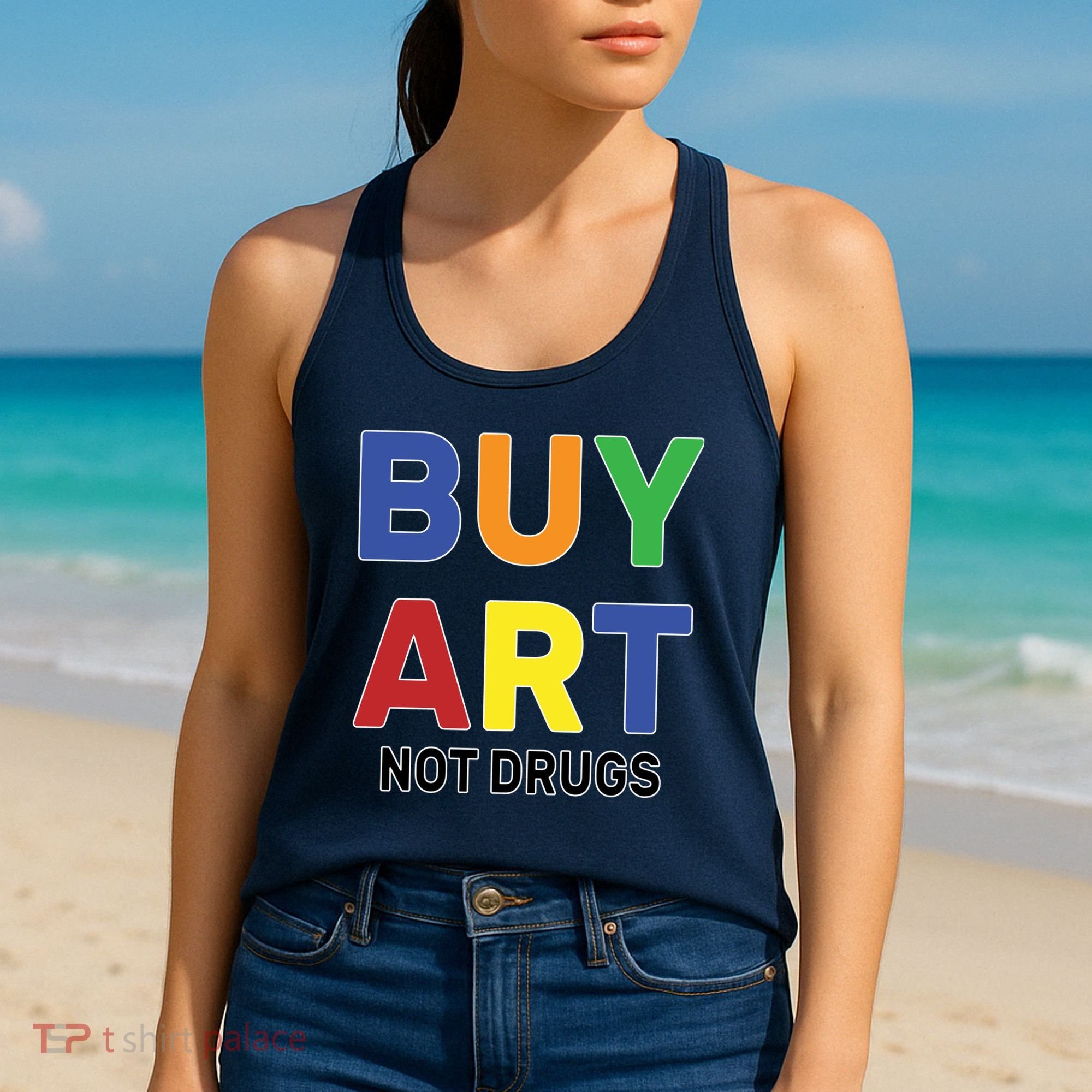 Buy Art Not Drugs Logo Women's Tank Top