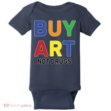 Buy Art Not Drugs Logo Baby Bodysuit