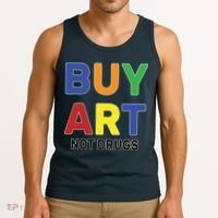 Buy Art Not Drugs Logo Tank Top thumb 3