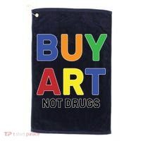 Buy Art Not Drugs Logo Golf Towel thumb 0
