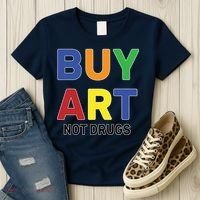 Buy Art Not Drugs Logo Women's T-Shirt thumb 3
