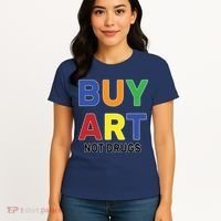 Buy Art Not Drugs Logo Women's T-Shirt thumb 4
