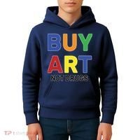 Buy Art Not Drugs Logo Kids Hoodie thumb 4