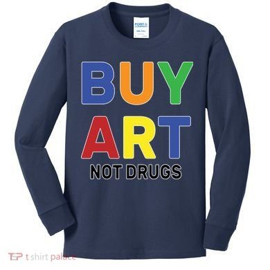 Buy Art Not Drugs Logo Kids Long Sleeve Shirt