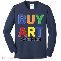Buy Art Not Drugs Logo Kids Long Sleeve Shirt thumb 0