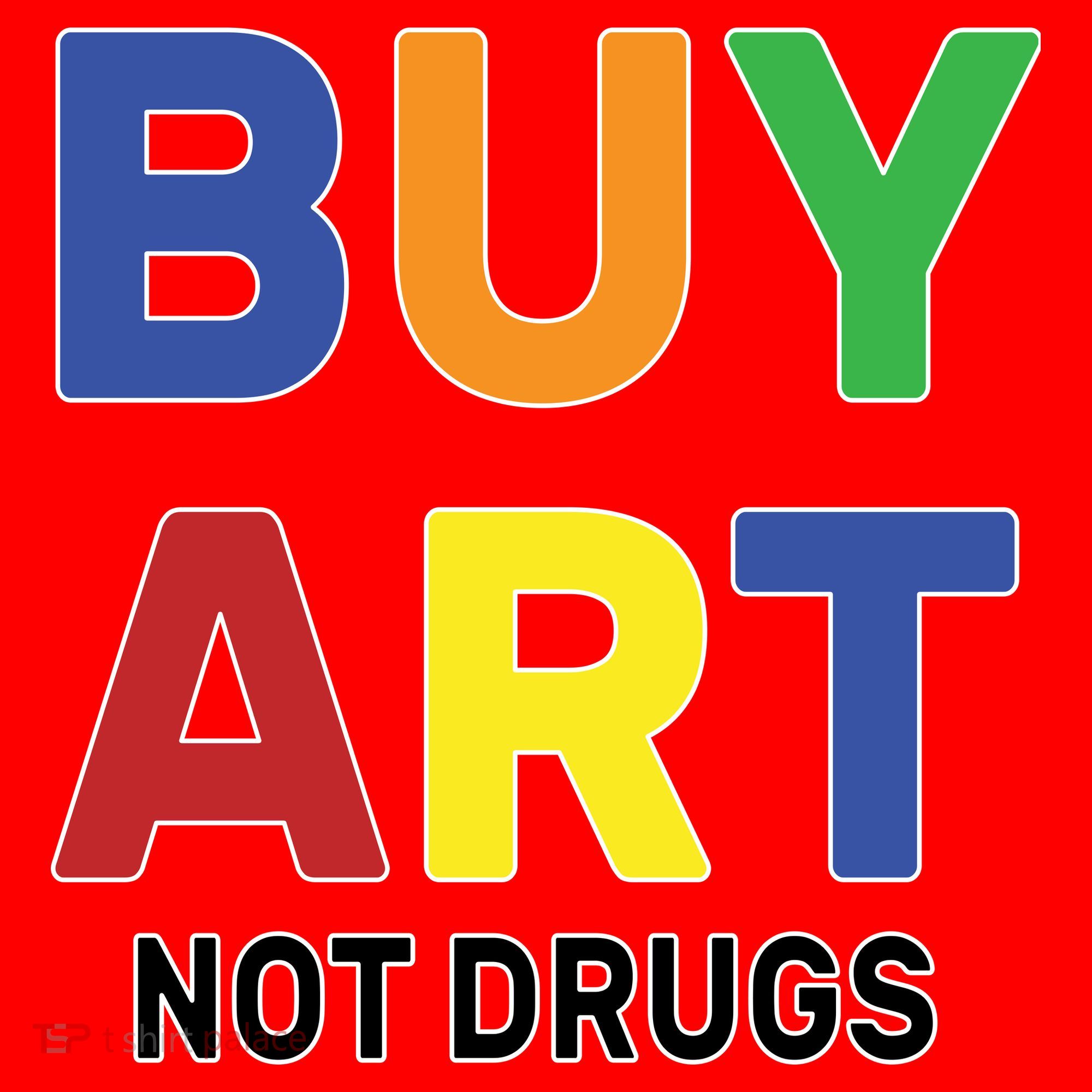 Buy Art Not Drugs Logo Santa Hat