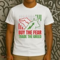 Buy The Fear Trade The Greed T-Shirt thumb 3