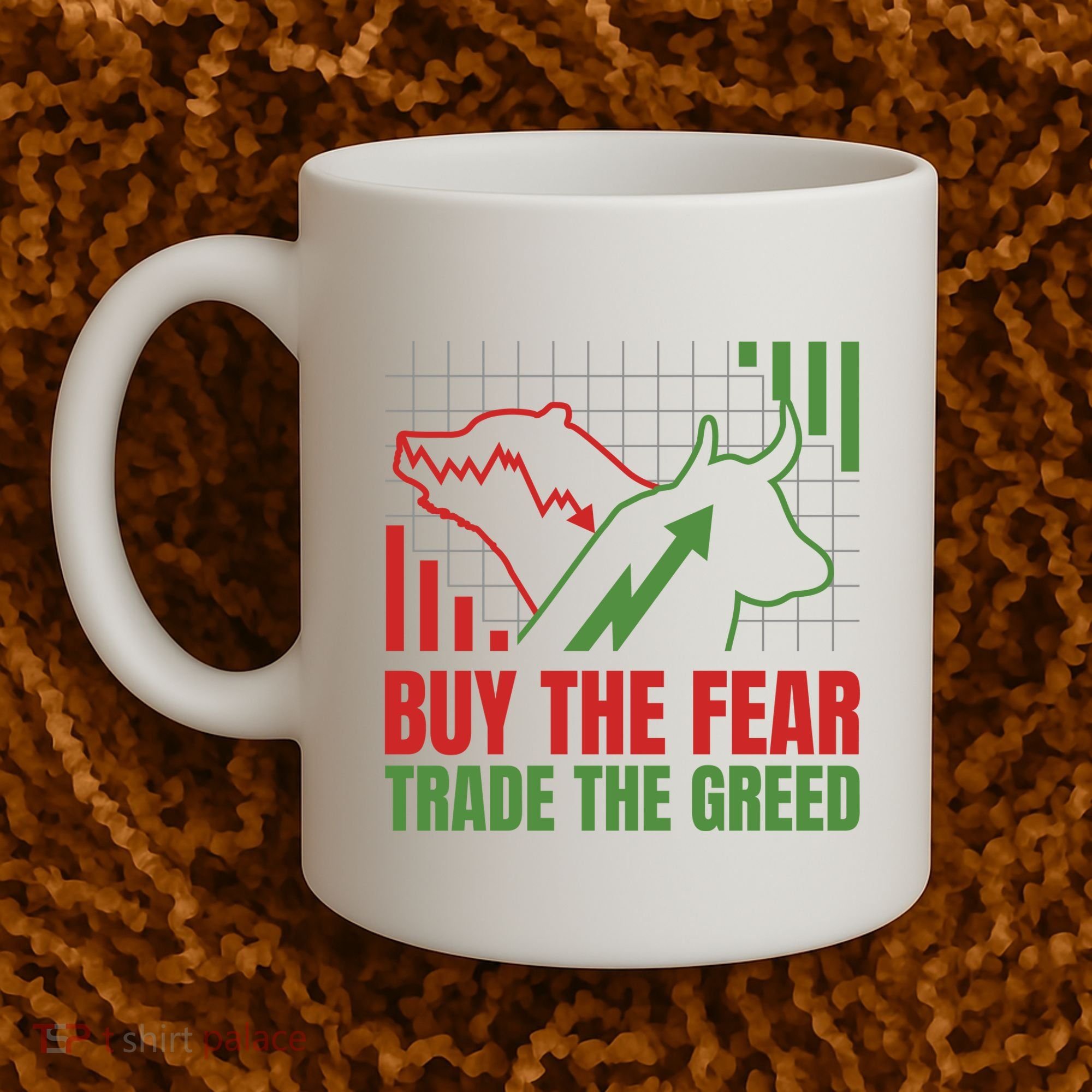 Buy The Fear Trade The Greed Coffee Mug