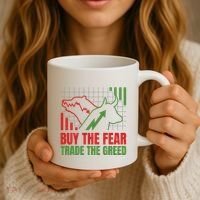 Buy The Fear Trade The Greed Coffee Mug thumb 3