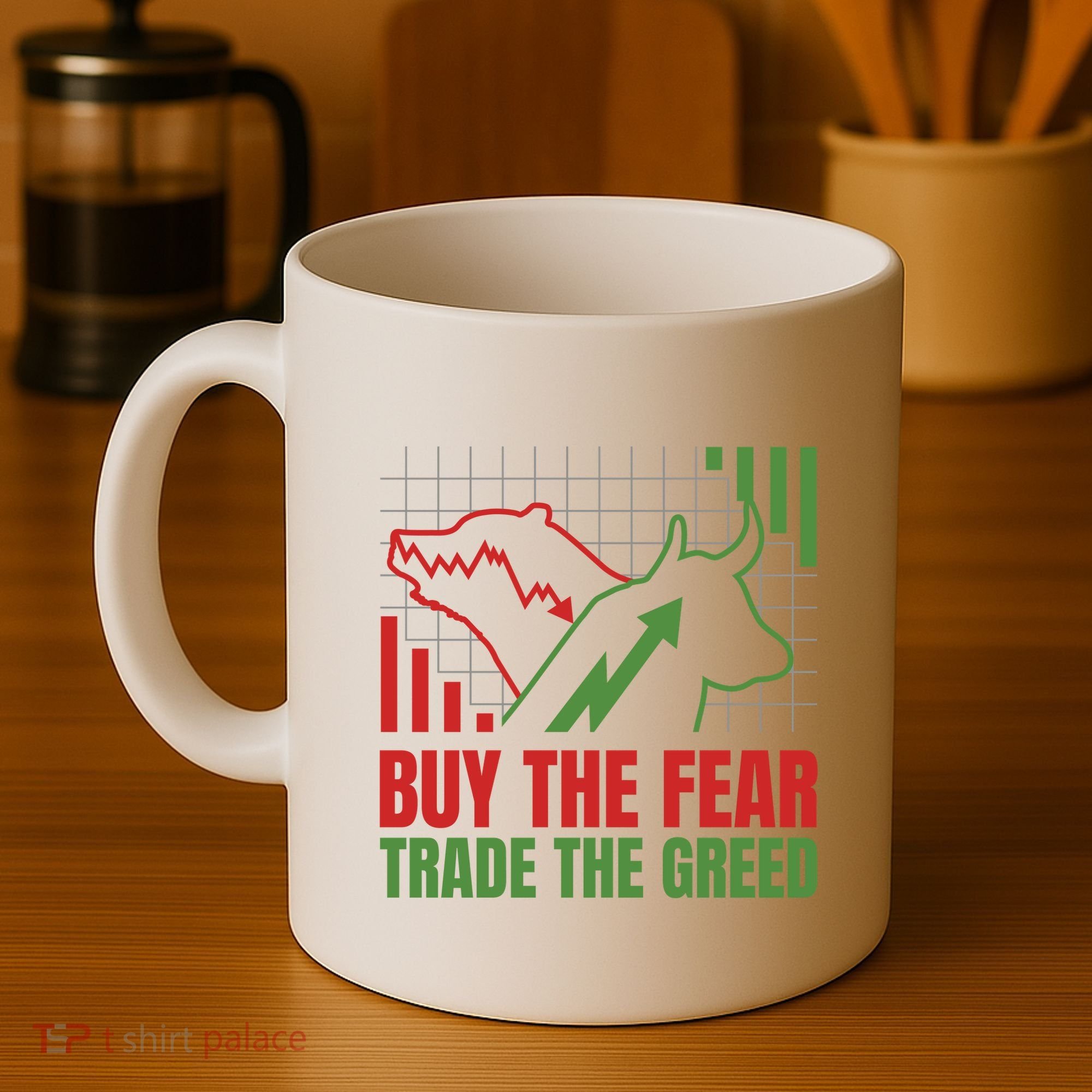 Buy The Fear Trade The Greed Coffee Mug