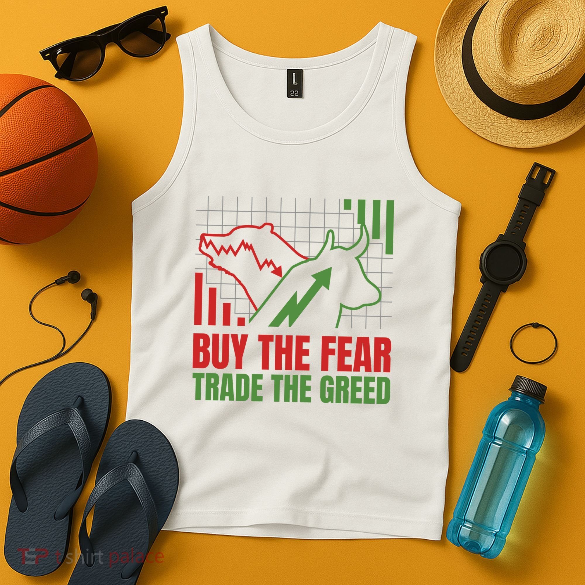 Buy The Fear Trade The Greed Tank Top