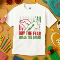 Buy The Fear Trade The Greed Kids T-Shirt thumb 3