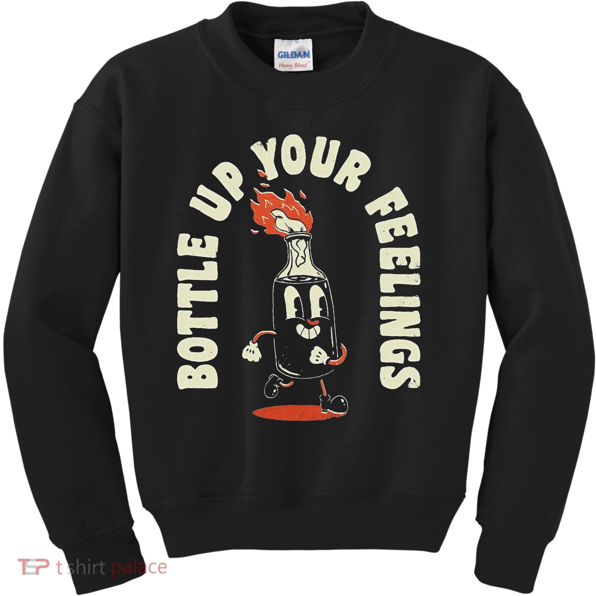 Bottle Up Your Feelings Kids Sweatshirt