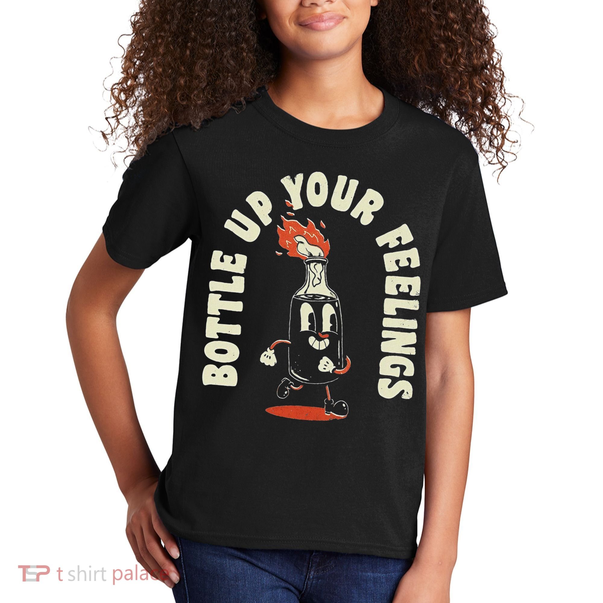 Bottle Up Your Feelings Kids T-Shirt