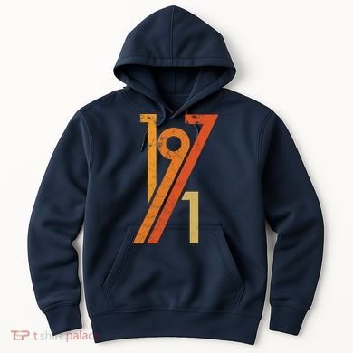 Birthday Vintage 70s Style 1971 Hoodie