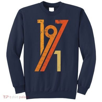 Birthday Vintage 70s Style 1971 Sweatshirt