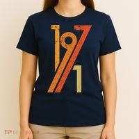Birthday Vintage 70s Style 1971 T-Shirt thumb 4