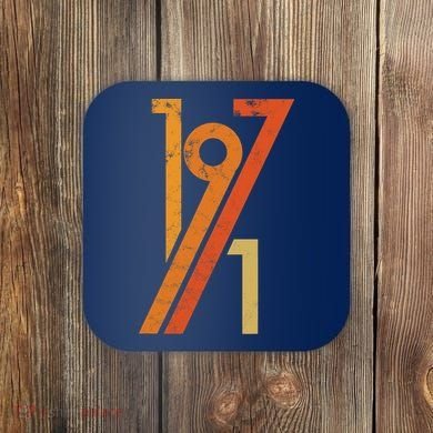 Birthday Vintage 70s Style 1971 Coaster
