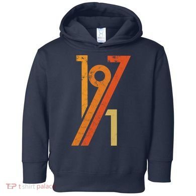 Birthday Vintage 70s Style 1971 Toddler Hoodie
