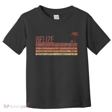 Belize Vintage 70s 80s Vacation Toddler T-Shirt