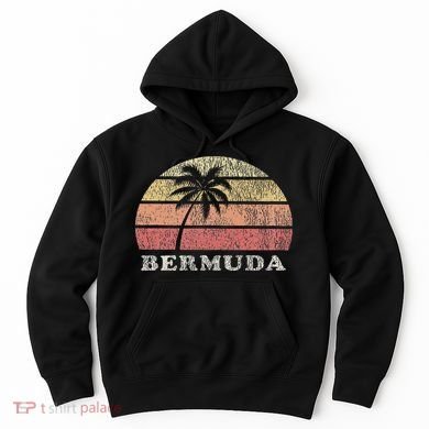 Bermuda Vintage 70s Retro Throwback  Hoodie