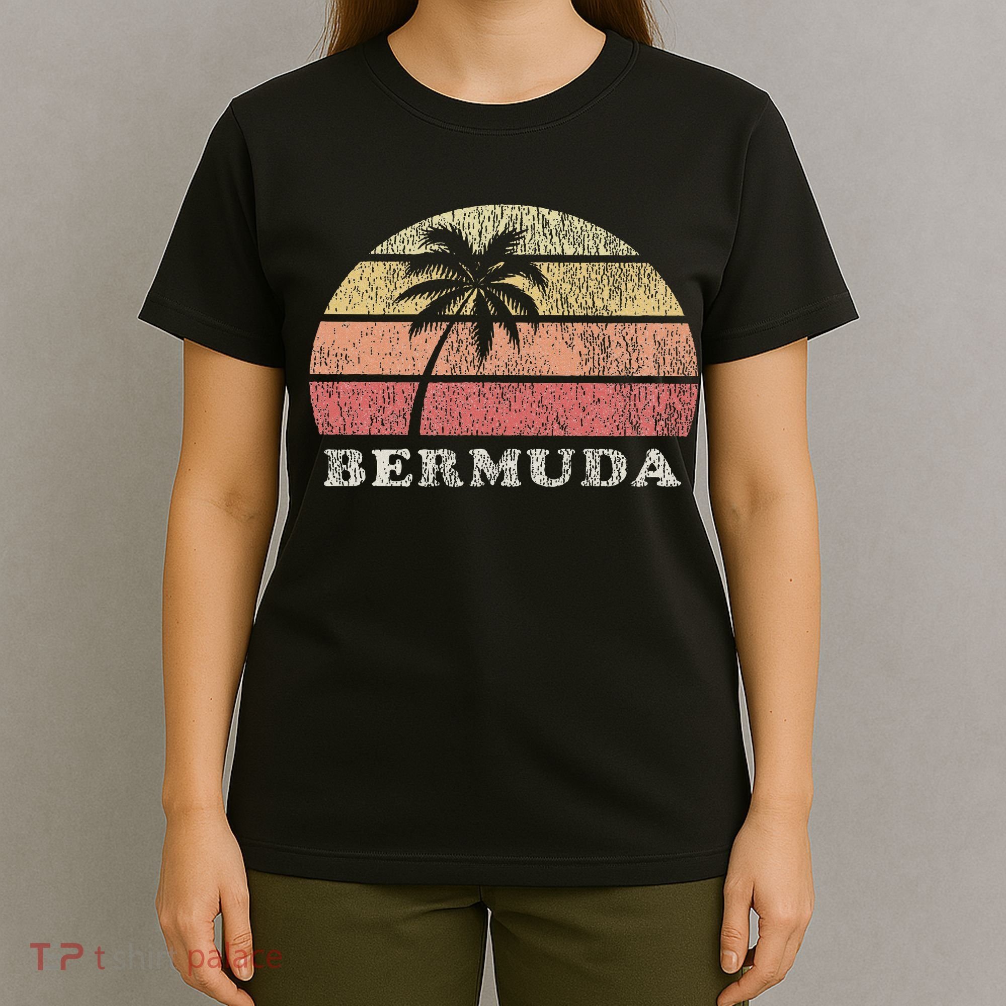 Bermuda Vintage 70s Retro Throwback  T-Shirt
