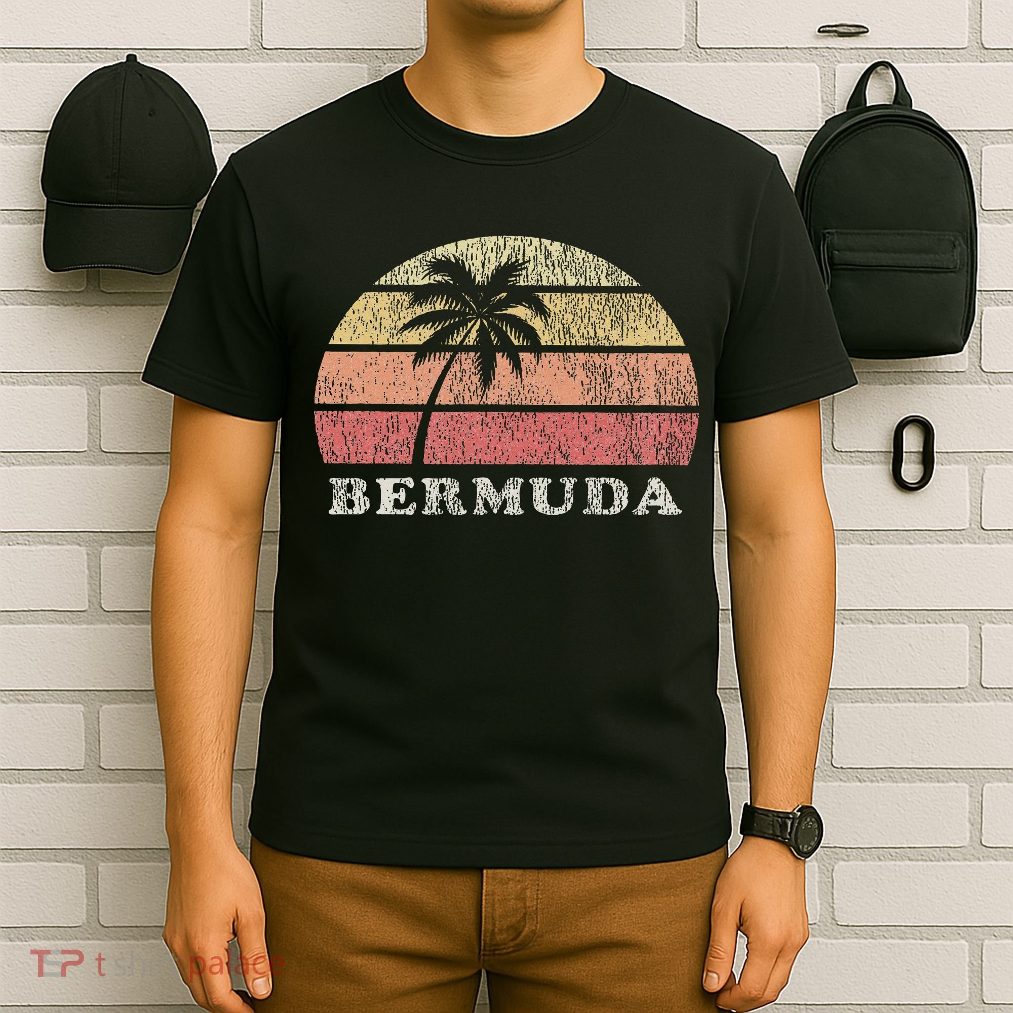 Bermuda Vintage 70s Retro Throwback  T-Shirt