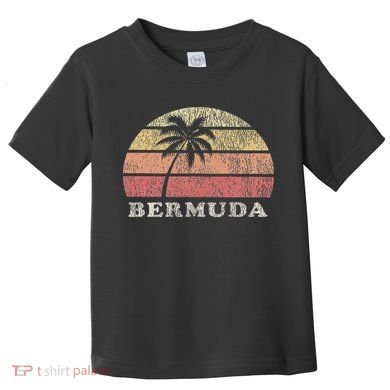 Bermuda Vintage 70s Retro Throwback  Toddler T-Shirt