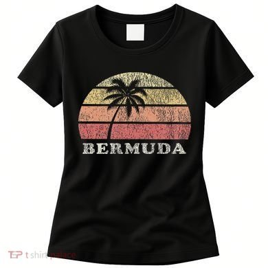 Bermuda Vintage 70s Retro Throwback  Women's T-Shirt
