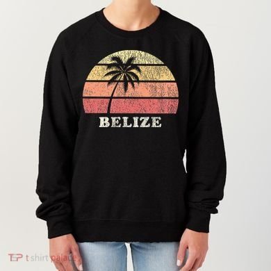 Belize Vintage 70s Retro Throwback Design Women's Sweatshirt