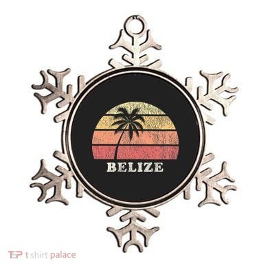 Belize Vintage 70s Retro Throwback Design Ornament