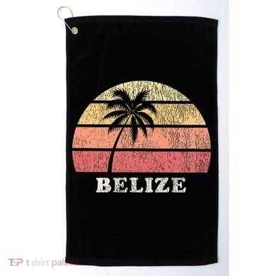 Belize Vintage 70s Retro Throwback Design Golf Towel