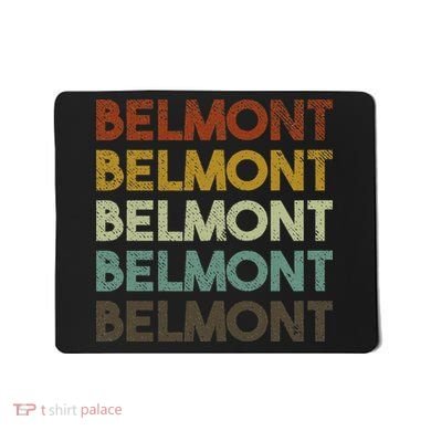 Belmont Vintage 80s Retro Style Mousepad