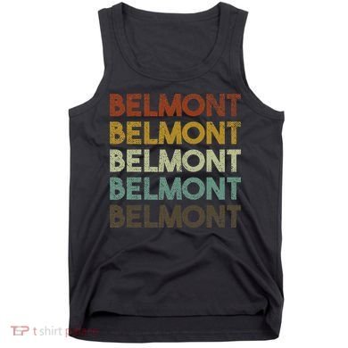 Belmont Vintage 80s Retro Style Tank Top
