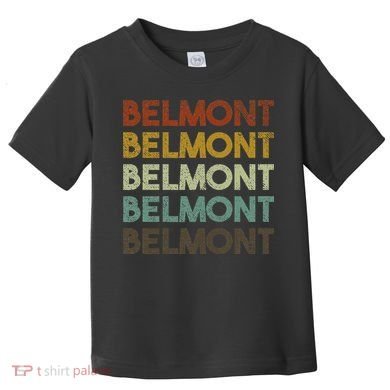 Belmont Vintage 80s Retro Style Toddler T-Shirt